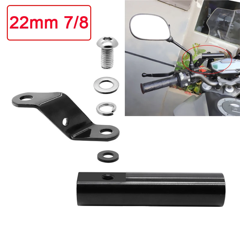 22mm 7/8 Handle Bar Phone GPS Navigation Mount Bracket Plate for Kawasaki Z1000 Z900RS Z900 Z800 Z750 Z650 Z400 Z250SL Handlebar