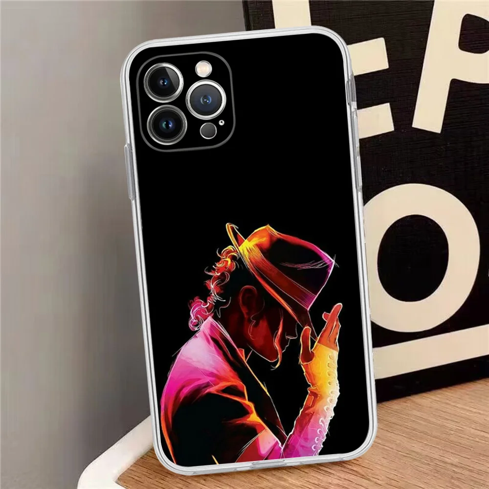 Michael jackson for iPhone 16 15 8 7 6 6S Plus X SE XR XS 14 11 12 13 Mini Pro Max Mobile Case