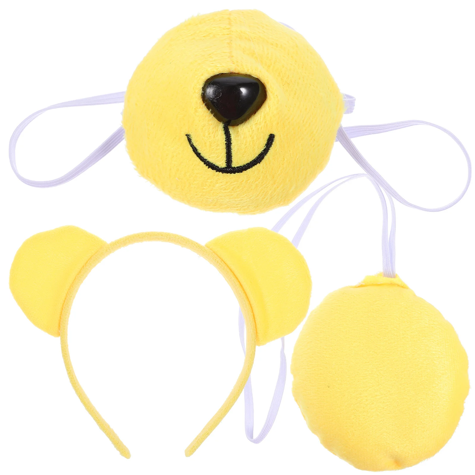 1 ensemble de Costume de raton laveur, bandeau, ensemble de queue de nez, accessoires de fête Cosplay, fournitures de spectacle d'halloween pour enfants, Costume de raton laveur