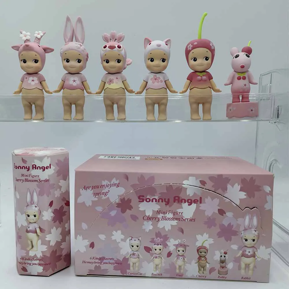 

Sonny Angel Pink Cherry Blossom Series Blind Box Toys Mystery Box Kawaii Lucky Cute Doll Decoration Collect Model Couple Gifts