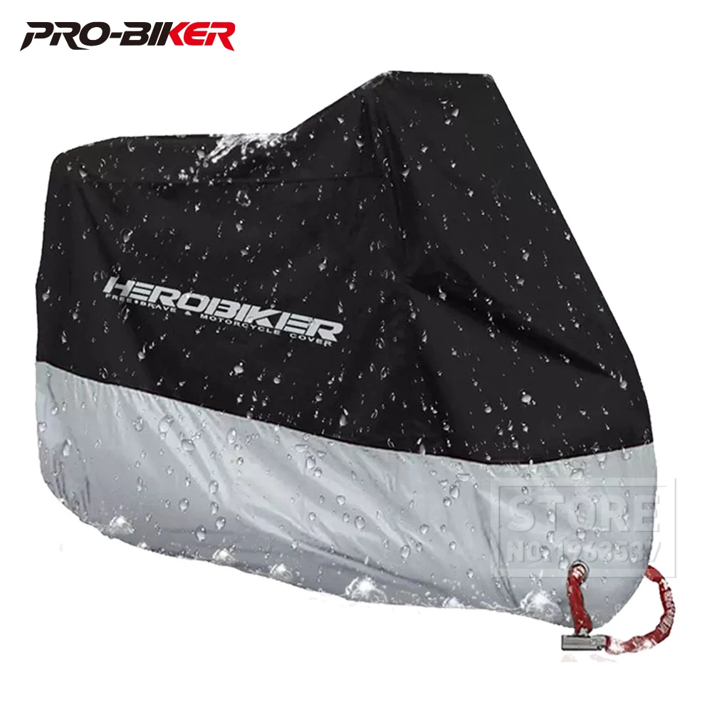 

Waterproof Motorcycle Cover Dustproof Bike Cover UV Protective Outdoor Indoor Moto Scooter Rain Cover Motorbike Cover