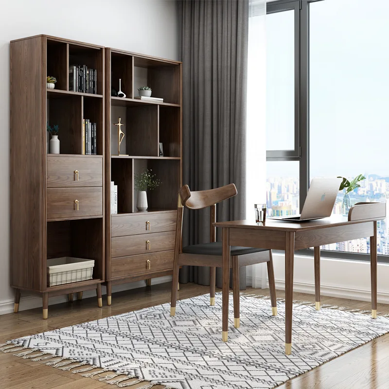 

Customizable desk Nordic Japanese light luxury office writing simple desktop computer desk