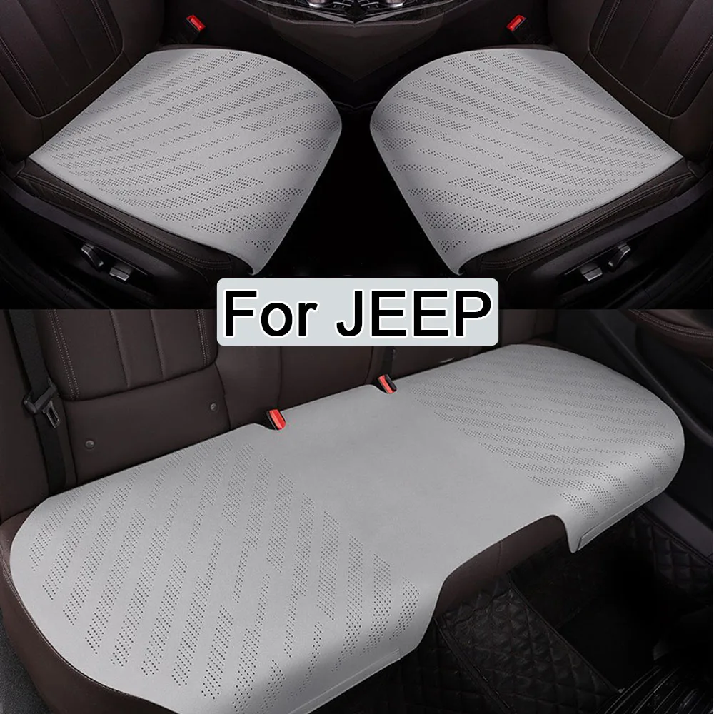 Car Seat Cover Non-slip Front Rear Chair Seat Breathable Pad Seat Cushion For Jeep Renegade Grand Cherokee XJ Wrangler 