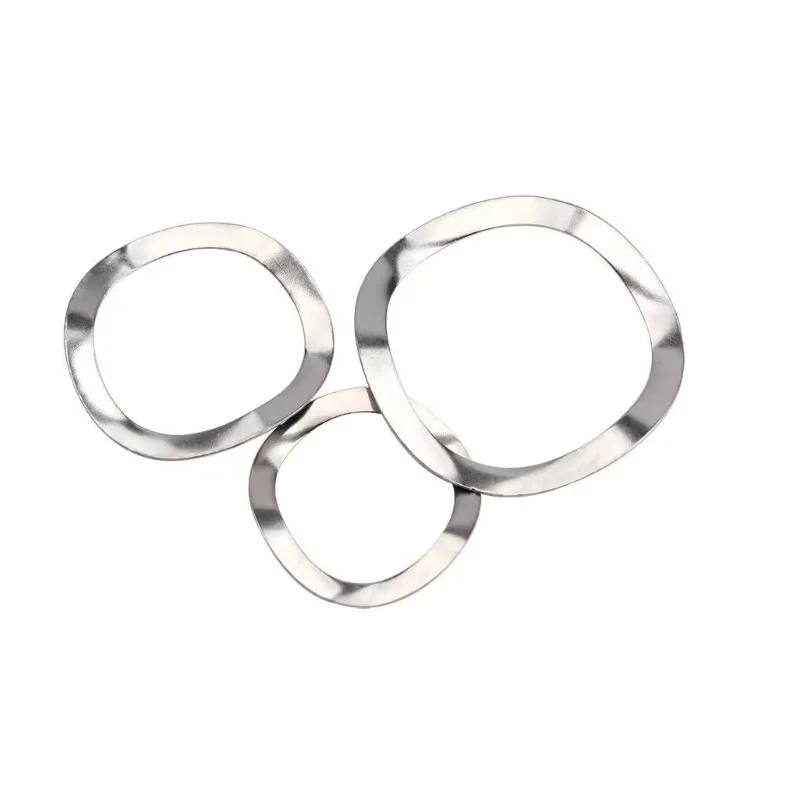 304 stainless steel wave washers wave washers elastic spring washers M3*6 M4*8 M5*10 M6*12 M8*13 M10*15 M12*18 M16*21 M19*25 0.3