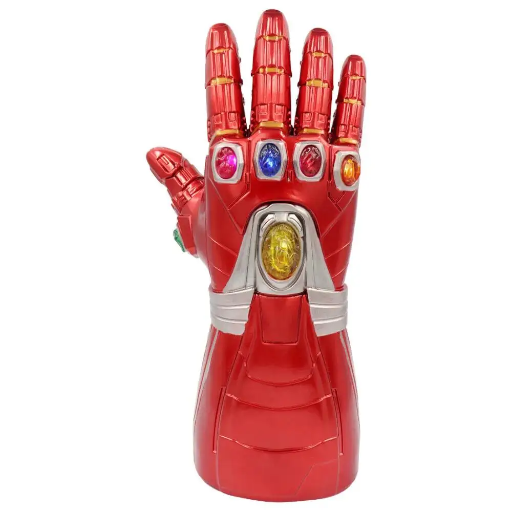 Halloween Cosplay Modell Leuchtender Handschuh Requisite Film-Modell Handschuh Abnehmbarer LED-Edelstein Rollenspiel-Geschenk Halloween Karneval Geschenk-Set – Detail 15