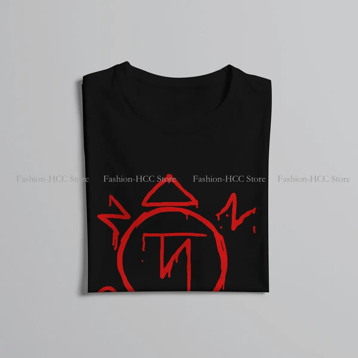 Dean Winchester Supernatural 100% Cotton TShirts Angel Sigil Print Homme T Shirt Funny 6XL