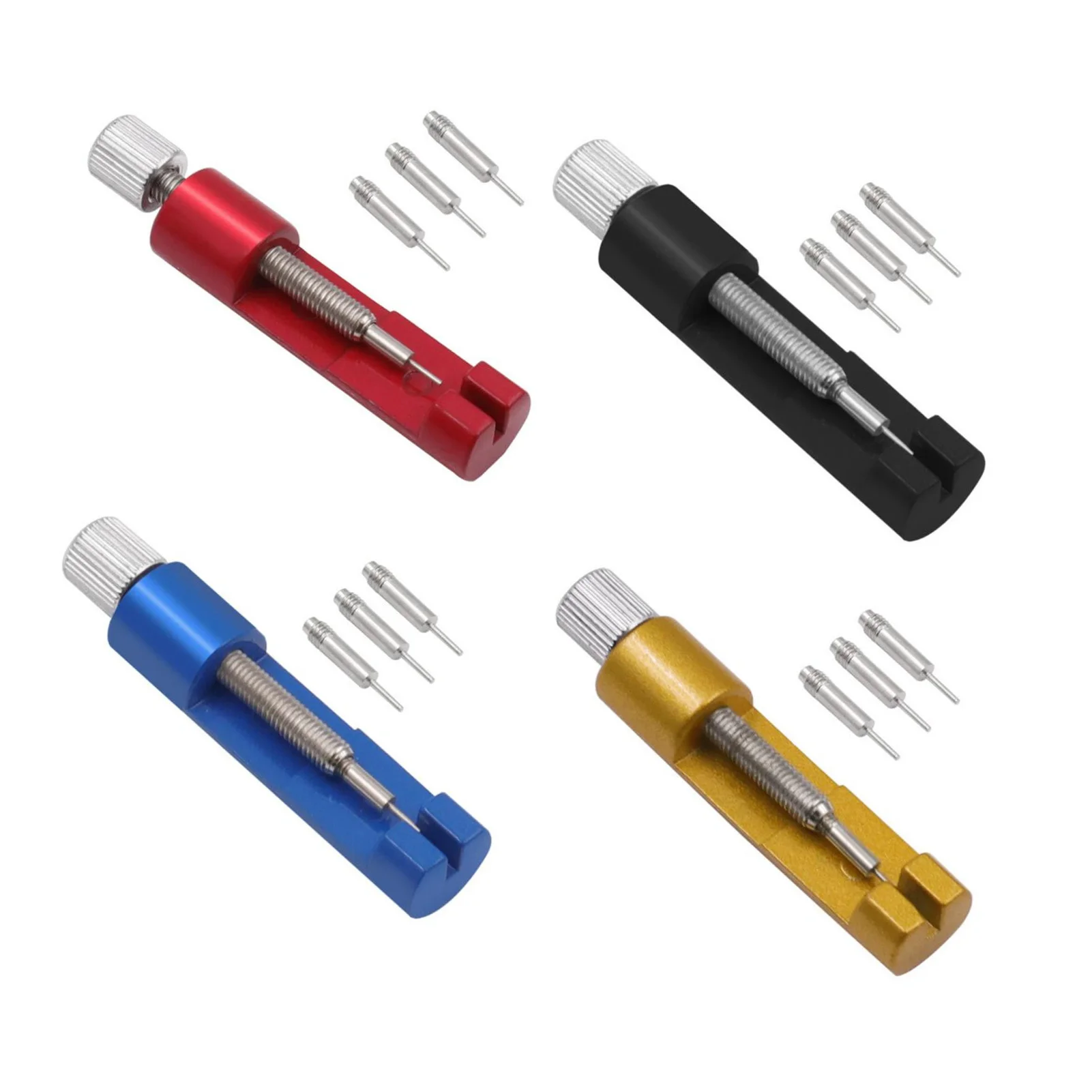 Watch Adjustment Tool Kit Professional Metal Easy To Use Resizing Watch Link Removal Kit with Spare Needle for Watchmaker