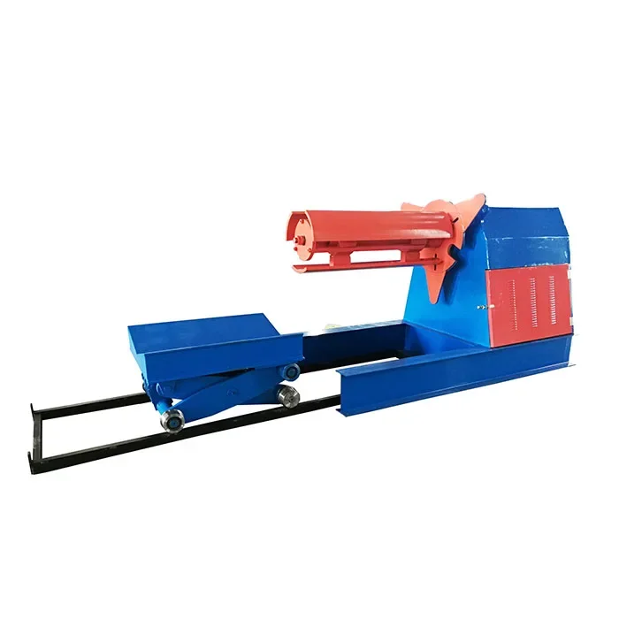 Automatically PPGI coil uncoiler  maximum afford weight 5 tons