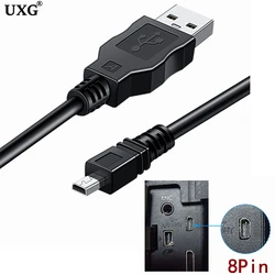 UC-E6 Digital Camera USB Data Cable Mini 8 Pin Data Cable for Nikon d7100 3200 750 CoolPix Fuji Panasonic Olympus Sony 1.5M 5FT