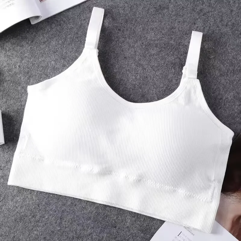 Sexy Unterwäsche Frauen Sammeln Kein Stahl Ring Dessous Bh Rohr Top Eingewickelt Brust Schönheit Zurück Aktivale Baumwolle Dünne Abschnitt Rohr Top – Detail 7