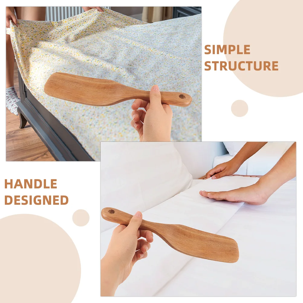 2 Pcs Mattress Lifter Easy Lifting Riser For Making Bed Hand Tool Effort Saving Wooden Pads