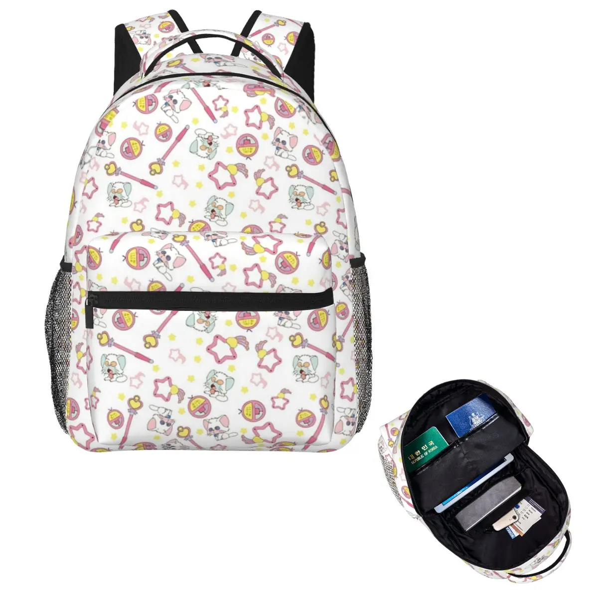 

Creamy Mami - Texture Backpack Hot Sale Daypack Large Capacity Boys Girls BookBag School Bag Shoulder Bags for Men Women