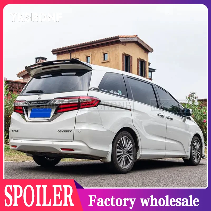 Für Honda Odyssey 2015-2019 Hohe Qualität ABS Material Hinten Boot Flügel Spoiler Hinten Dach Spoiler Flügel Stamm Lip boot Abdeckung