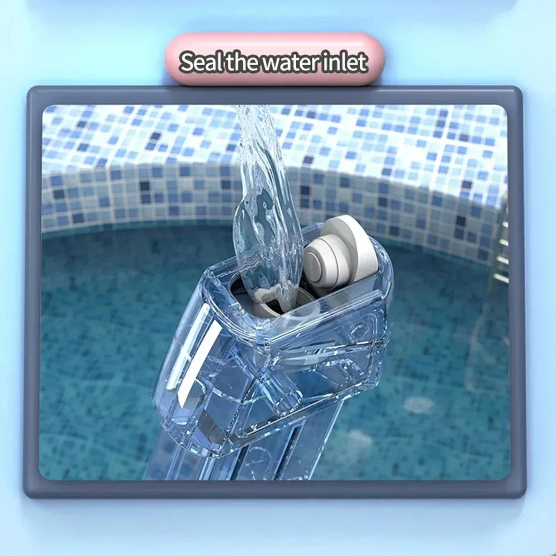 Pistola de agua eléctrica de disparo continuo, almacenamiento de agua de gran capacidad, artefacto portátil para piscina de playa al aire libre, pistola de agua para niños