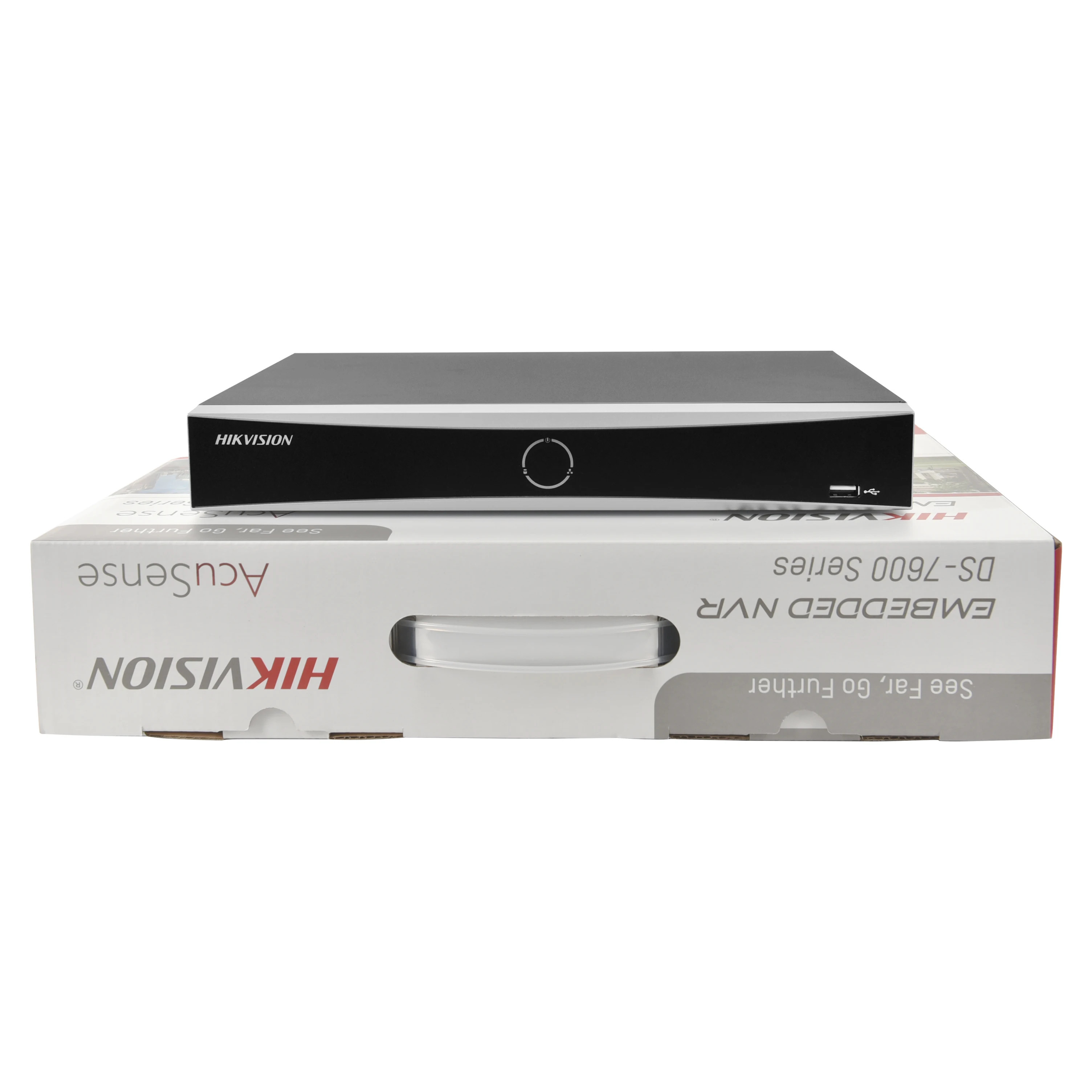 Hikvision Nvr 4-ch Poe 1u Acusense 4K Nvr DS-7604NXI-K1/4P 4-ch Camera Ingangen Netwerk Video Recorder Ondersteuning Externe Camera