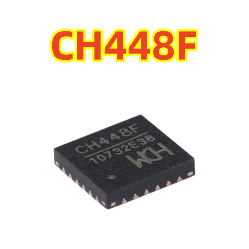 الأصلي حقيقية CH448F QFN-24 DPOT منخفضة المقاومة النطاق العريض ثنائي الاتجاه التناظرية التبديل رقاقة 100% شريحة جديدة تمامًا