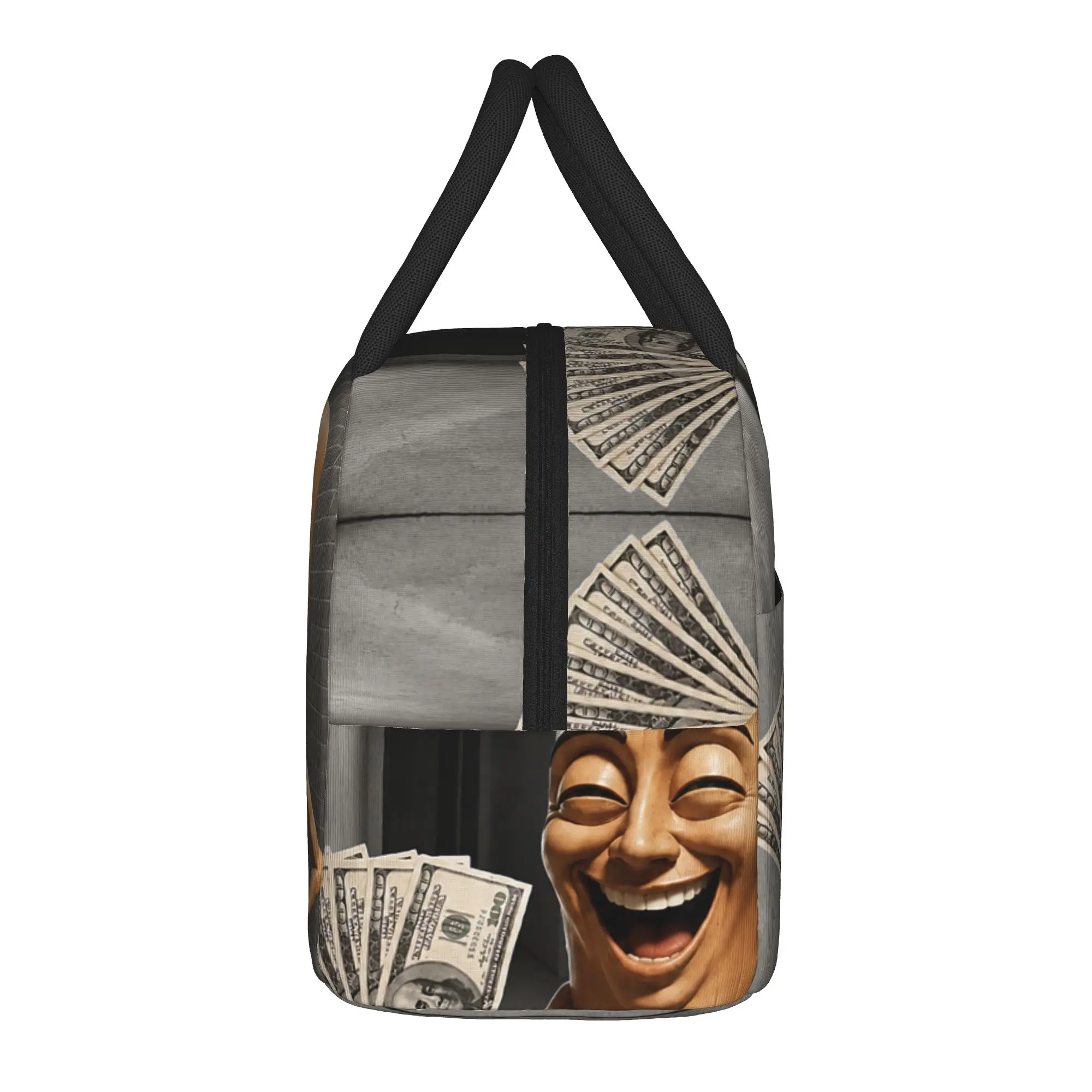 There is Motion At Your Front Door Tung Tung Tung Sahur Lunch Bag Picnic Lunch Box For Unisex Fun Graphic Thermal Lunch Bags