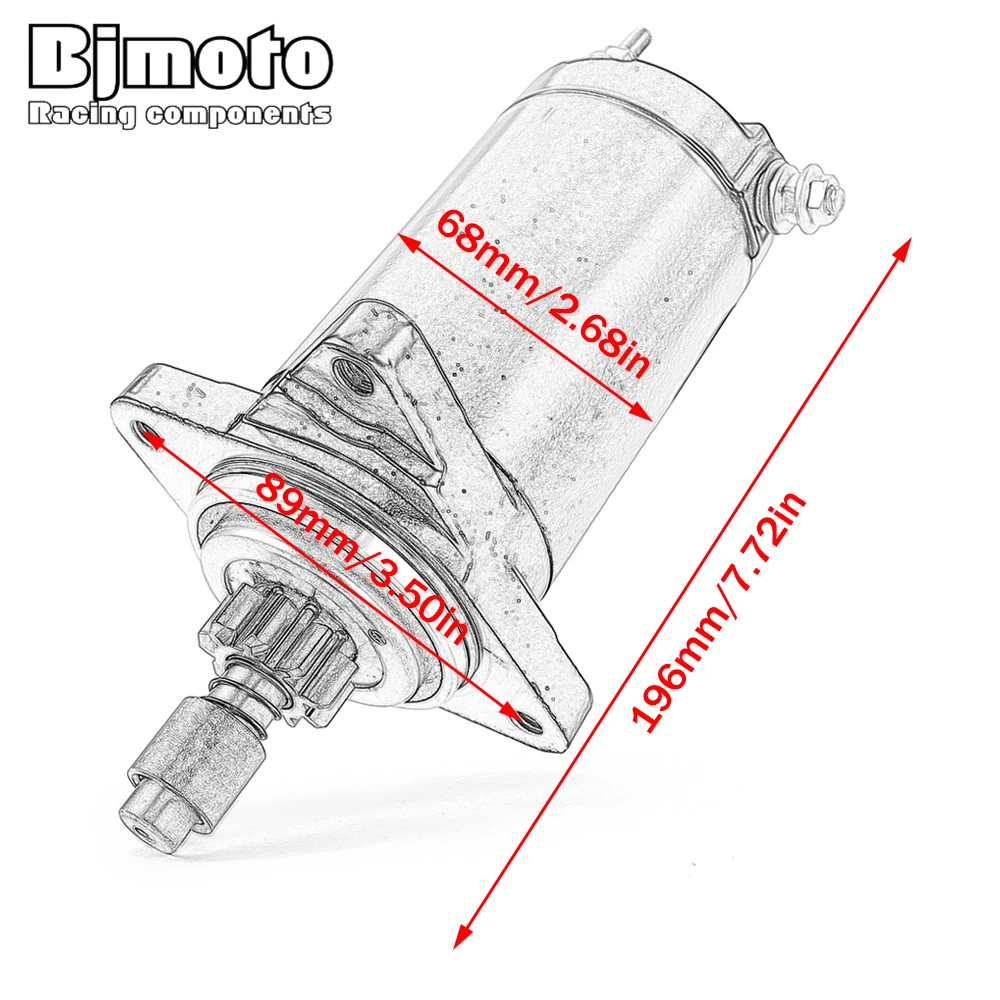 Starter Motor For Sea-Doo Personal Watercraft GSX GTX XP 782cc Sportboat Challenger Speedster for Briggs & Stratton 16HP
