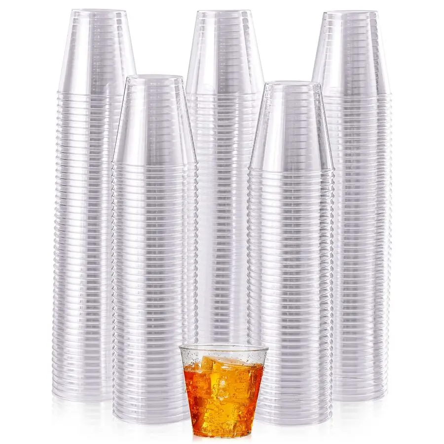 

1000 упаковок пластиковых стаканов для выстрелов, одноразовые стаканчики на 2 унции, пластиковые стаканы для выстрелов на 2 унции, идеально подходят для виски, дегустации, образцов еды, идеально подходят для