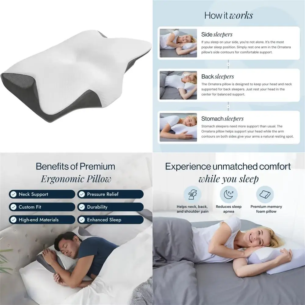 

Ergonomic Neck Support Premium Pillow