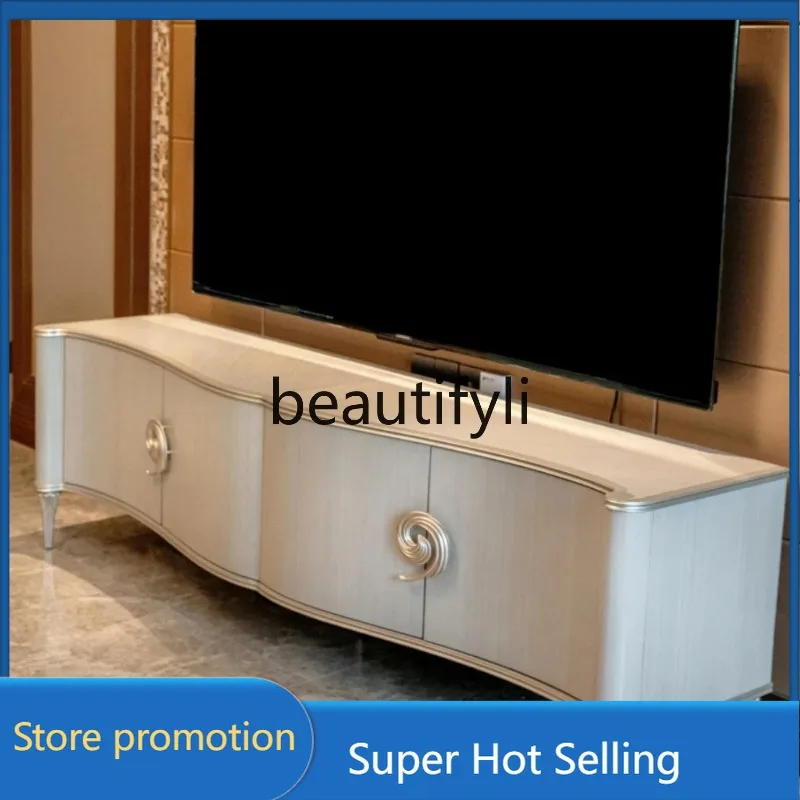 

SMT07 Meike Francesca TV Cabinet American Light Luxury TV Cabinet Living Room Floor Cabinet