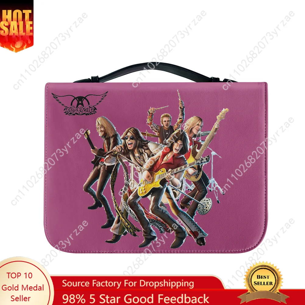 

Aerosmith Bible Bags Christian Gifts Personalized Patterns Bible Pack Waterproof Leather Bag High Quality Casual Customized Bags