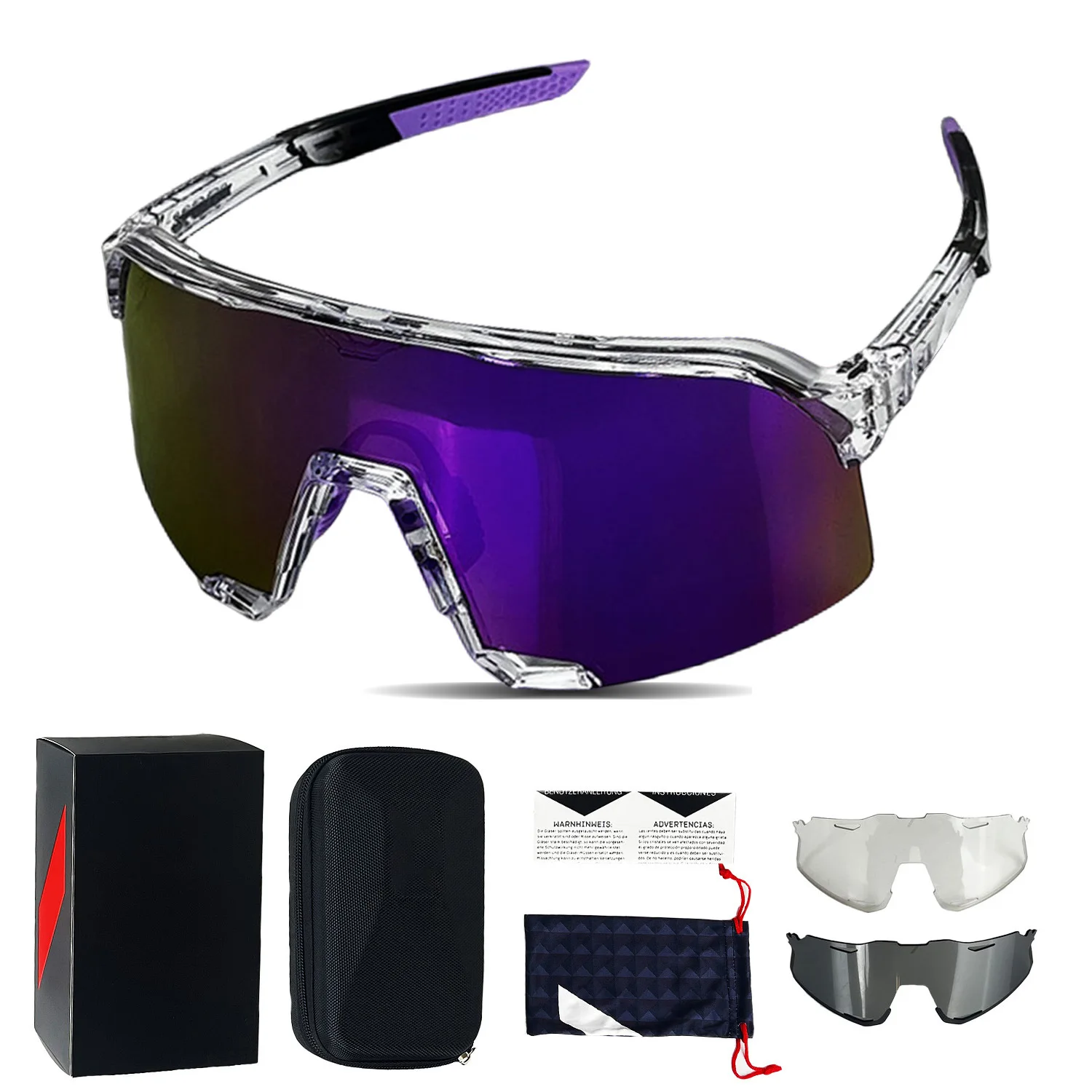 

Cycling Sunglasses Men Women Lightweight Eyewear for Hiking Running Driving