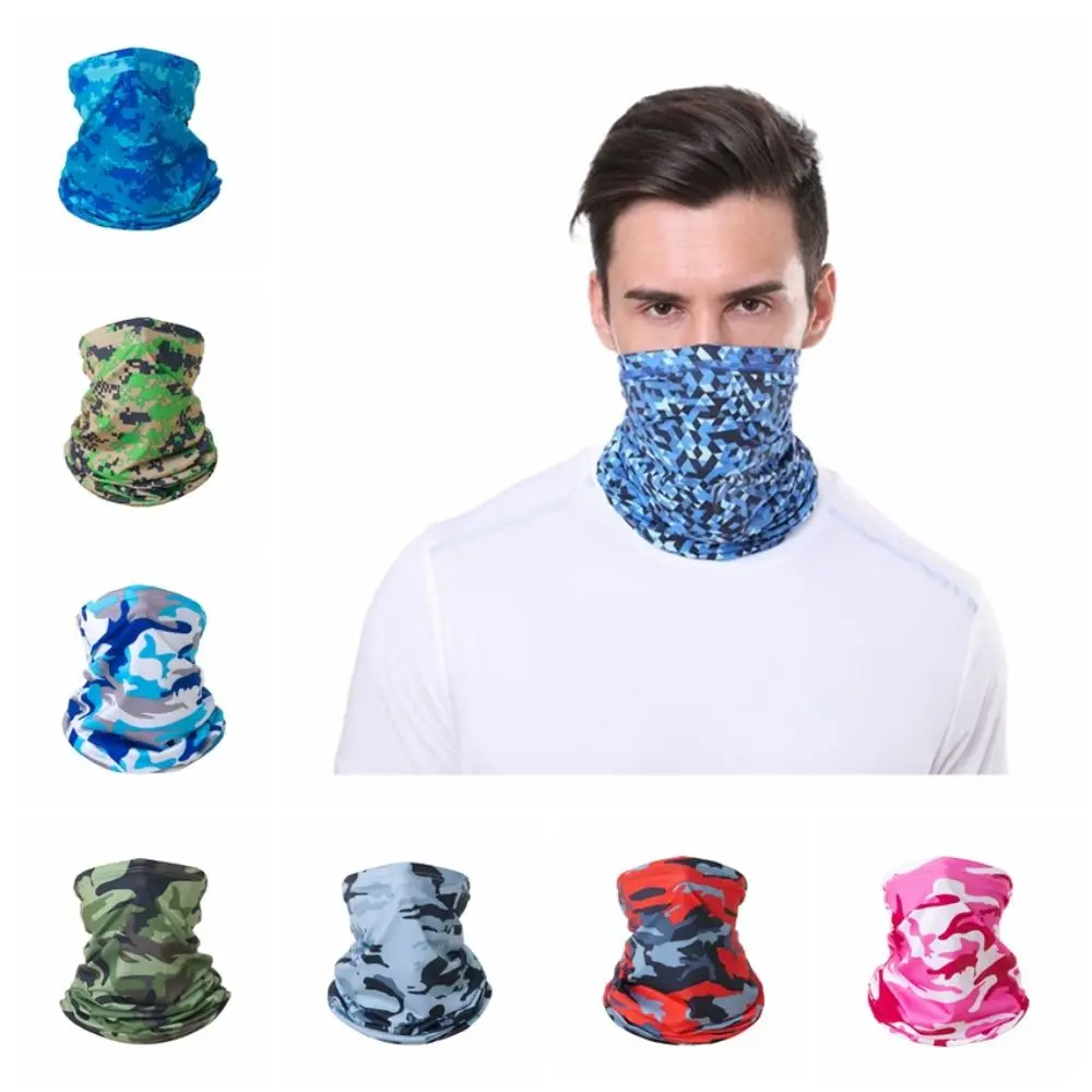 Breathable Mountaineering Face Mask Windproof Sweat-absorbent Mountain Climbing Scarf Seamless Sunscreen Cycling Scarf Fishing