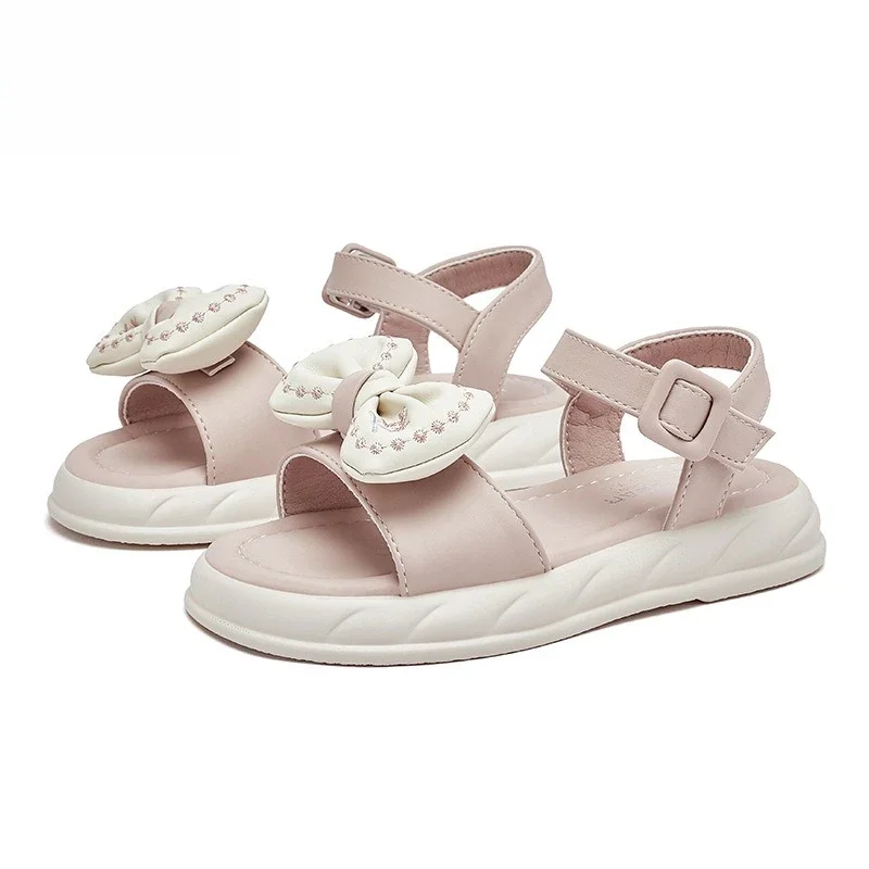 

Sandalias/детская обувь, сандалии на мягкой подошве, обувь для девочек, детская обувь с бантом для девочек, новые летние детские сандалии принцессы Босоножки