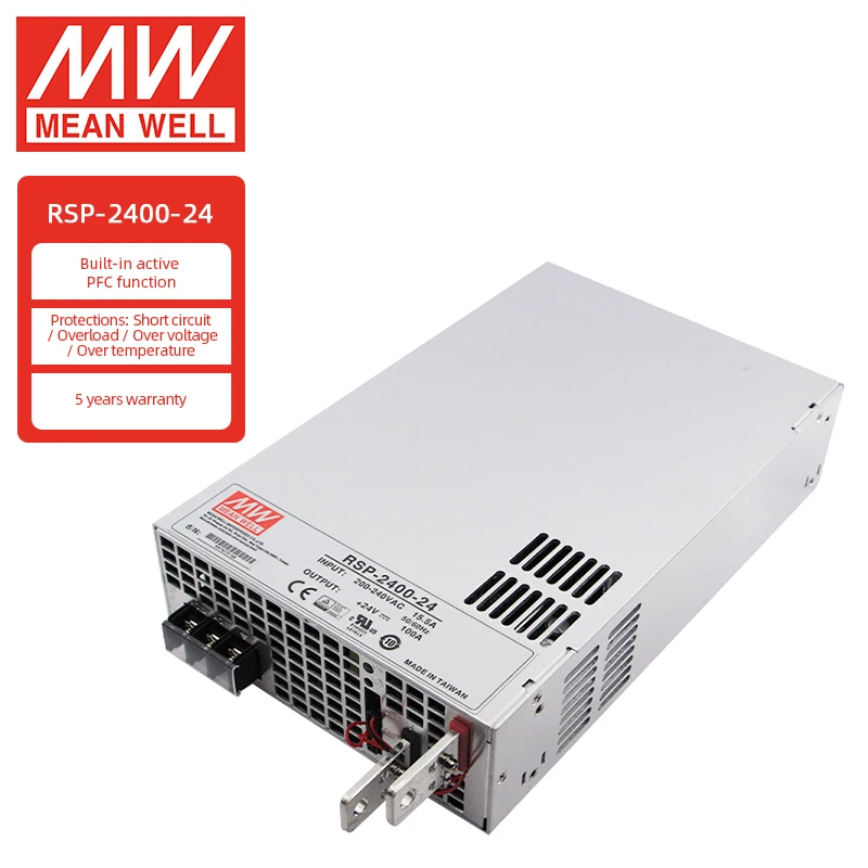 

MeanWell RSP-2400-24 2400w 24v Meanwell Switching Power Supply
