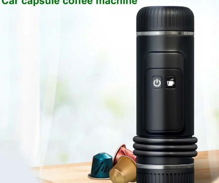 Vehicle mounted outdoor portable capsule coffee machine semi-automatic concentrated Mini