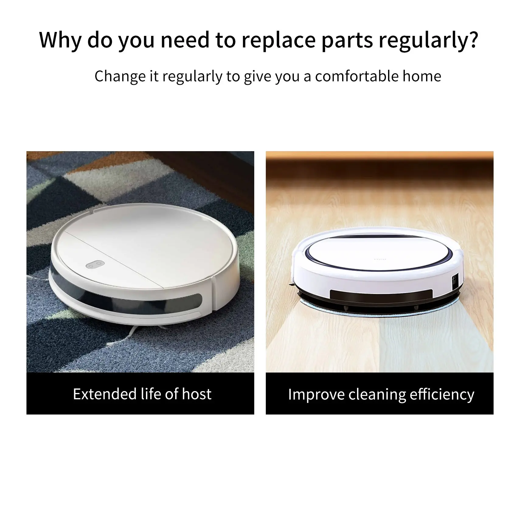 3 uds Robot aspirador tanque de agua paño de limpieza montaje para Xiaomi Mijia Mi 1C Mop Pro piezas de recambio de aspiradora doméstica