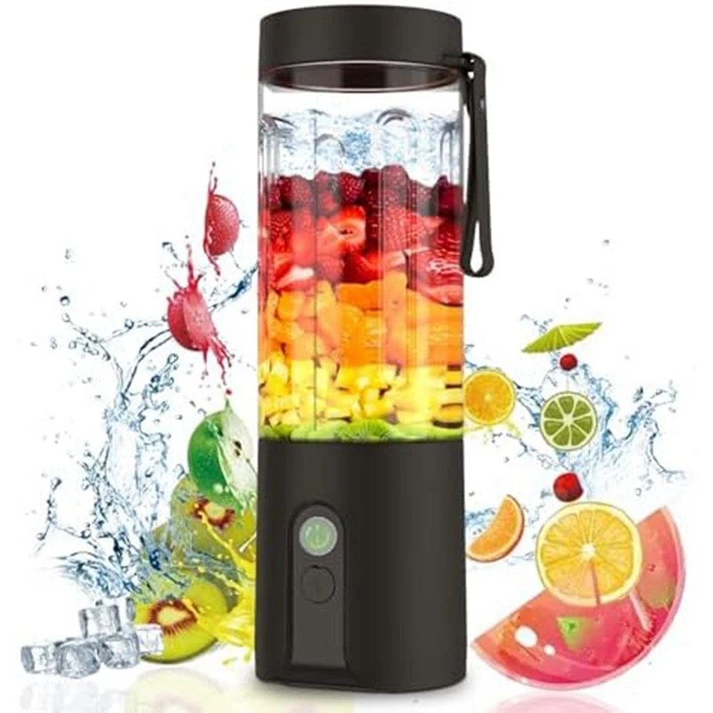 Portable Blender Juicer  Personal Size Blender  For Shakes And Smoothies USB Rechargeable Powerful Blenders