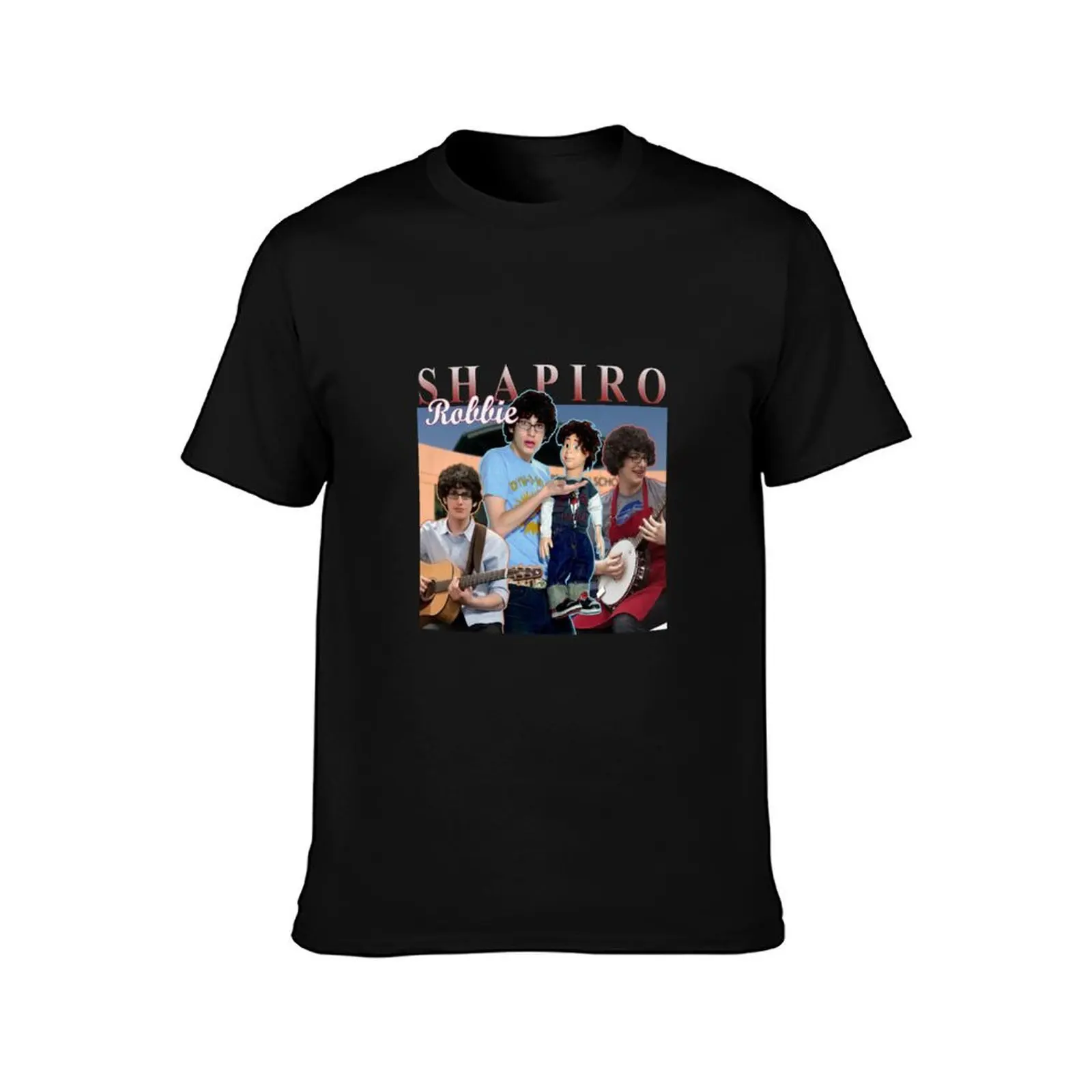 Robbie Shapiro Retro Homage Design T-Shirt custom t shirt quick drying summer tops slim fit t shirts for men