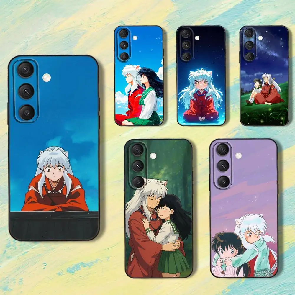 

I-Inuyasha Anime P-PopularS Phone Case For Samsung S25,S24,S10,S22,S21,S20,S23,Ultra,Plus,Lite,FE,Soft Silicone Black Cover