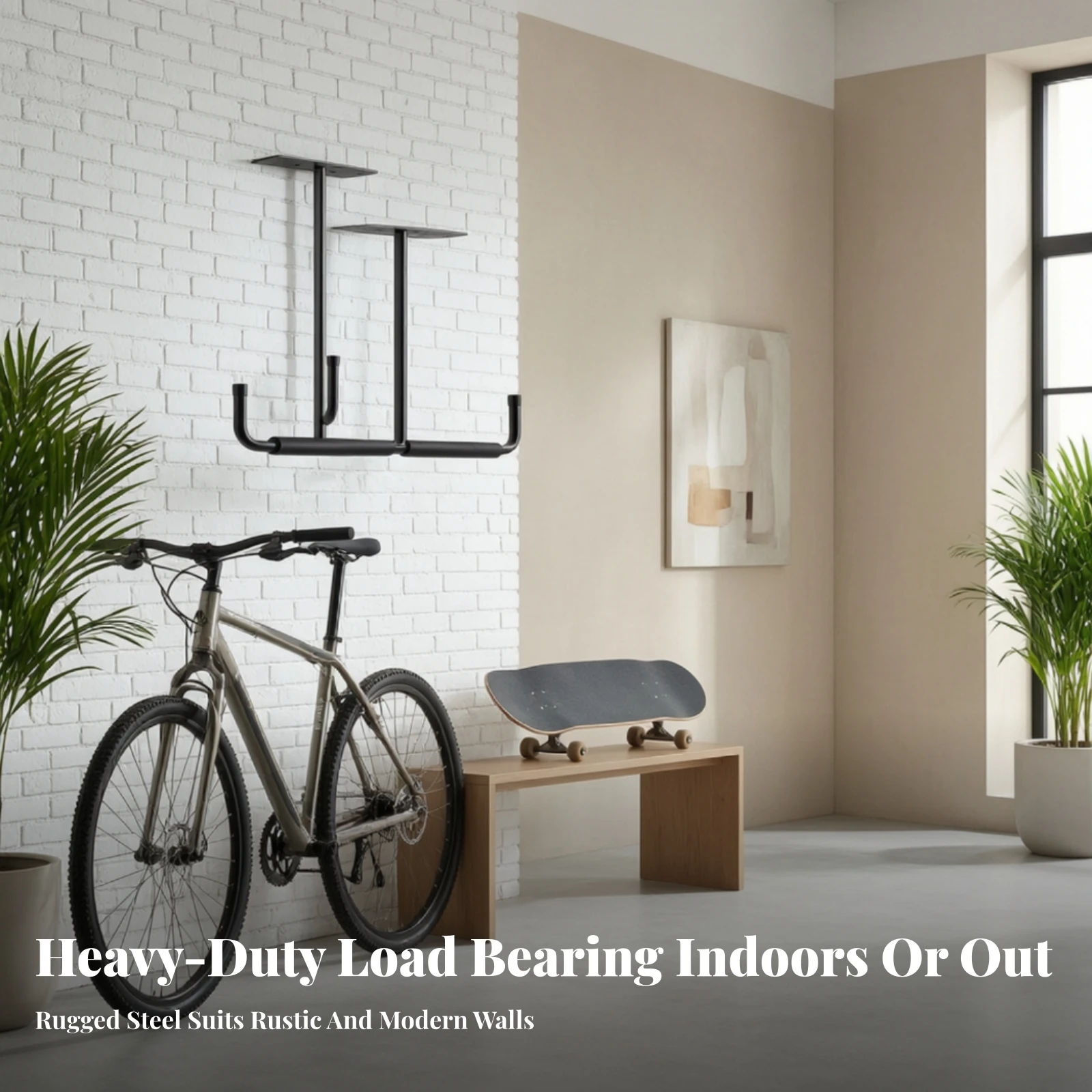 Holder Padded Ceiling Kayak Storage Rack Overhead Storage Rack Safeguarding for Kayakers, Garage, Workshop
