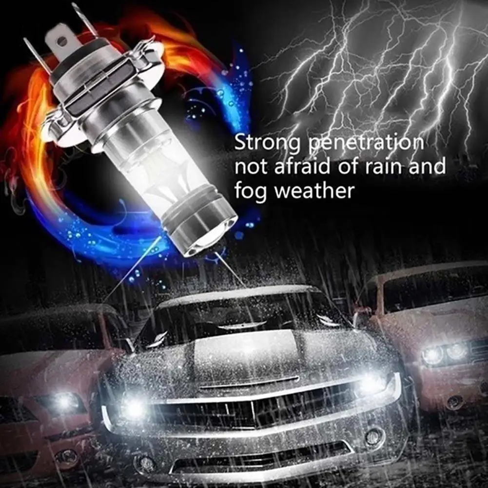 

Car Light Super Bright Strong Penetrability Aluminum Alloy 12V Halogen Bulb Driving Headlight Vehicle Supplies