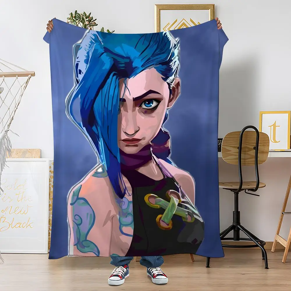 LOL GAME L-League of L-LegendsS Throw Soft Coral Fleece Blanket 310gsm Fluffy Warm Throw for Sofa Bed Couch Bedroom Decor