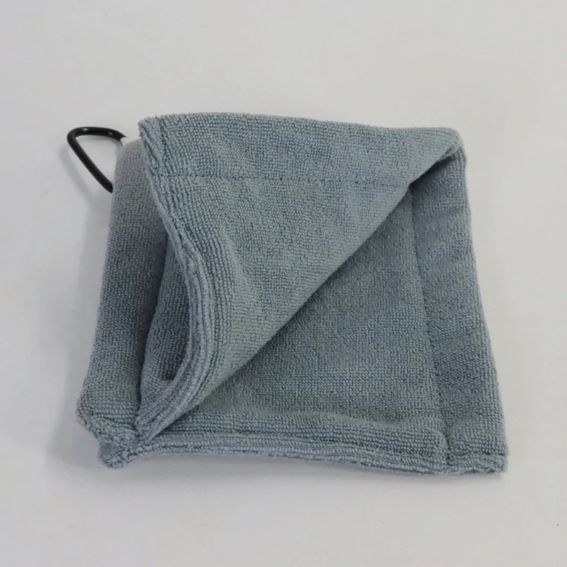 5.5x4.7 In Golf Towel for Golf Bags, Plush Microfiber Water Absorption Clean Golf Club Head Wipe Cloth, Multiple Colors