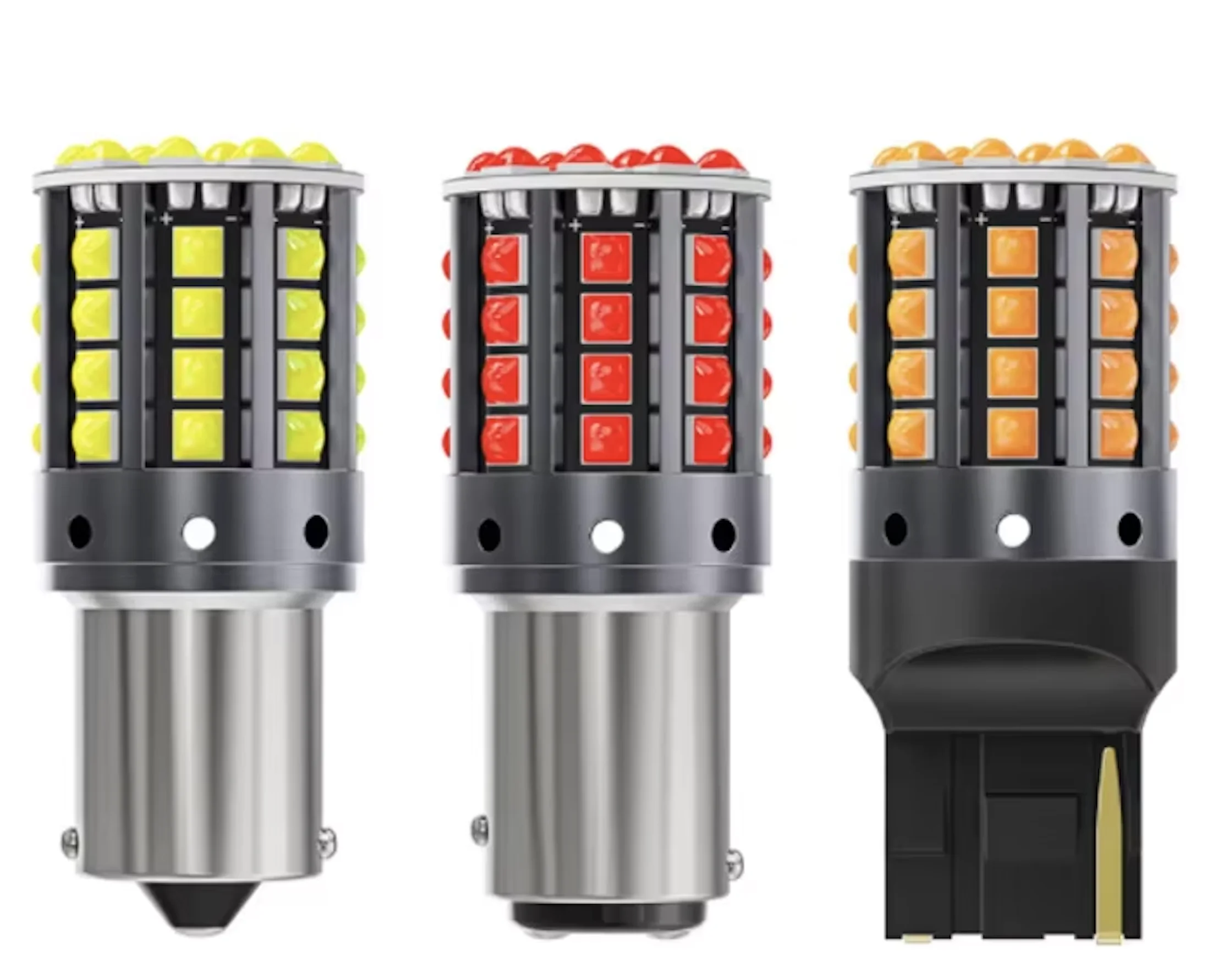 Turn Signal Reverse Brake Light Bulb 1157 BAY15D P21/5W 1156 BA15S P21W BAU15S PY21W LED Canbus 3030 44SMD 7440 7443 W21W T20