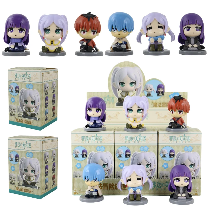 Nuevas Figuras de Frieren de la Serie de Anime Frieren Beyond Journey's End, Modelo Decorativo, Muñeca de Escritorio, Caja Sorpresa