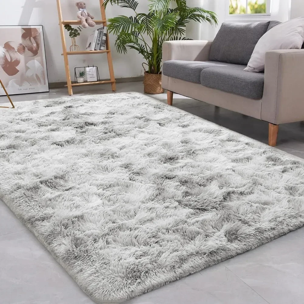 Large Carpet for Living Room Plush Rug Bed Room Floor Fluffy Mats Anti-slip Home Decor Rugs Soft Velvet Carpets Kid Room Blanket