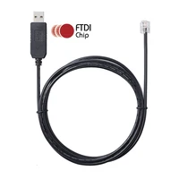 Cable de Comunicación Serial USB RS232 a RJ11 6P4C FTDI FT232RL para Consola de Batería de Litio US2000 US2000 Plus