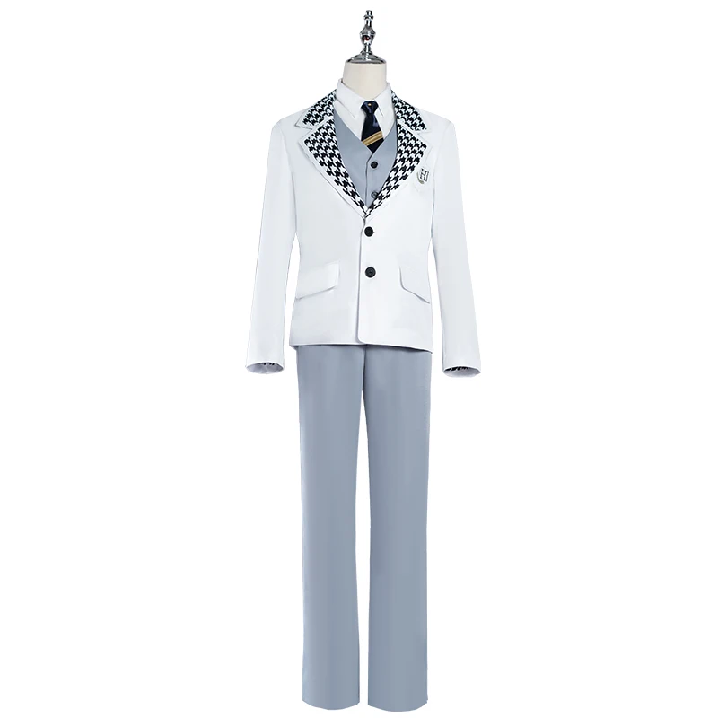 

Blue Lock Anime Cosplay Costume Episode Nagi Reo Mikage DK School Uniform Embroidery Suit Rose Net Sythetic Fibers