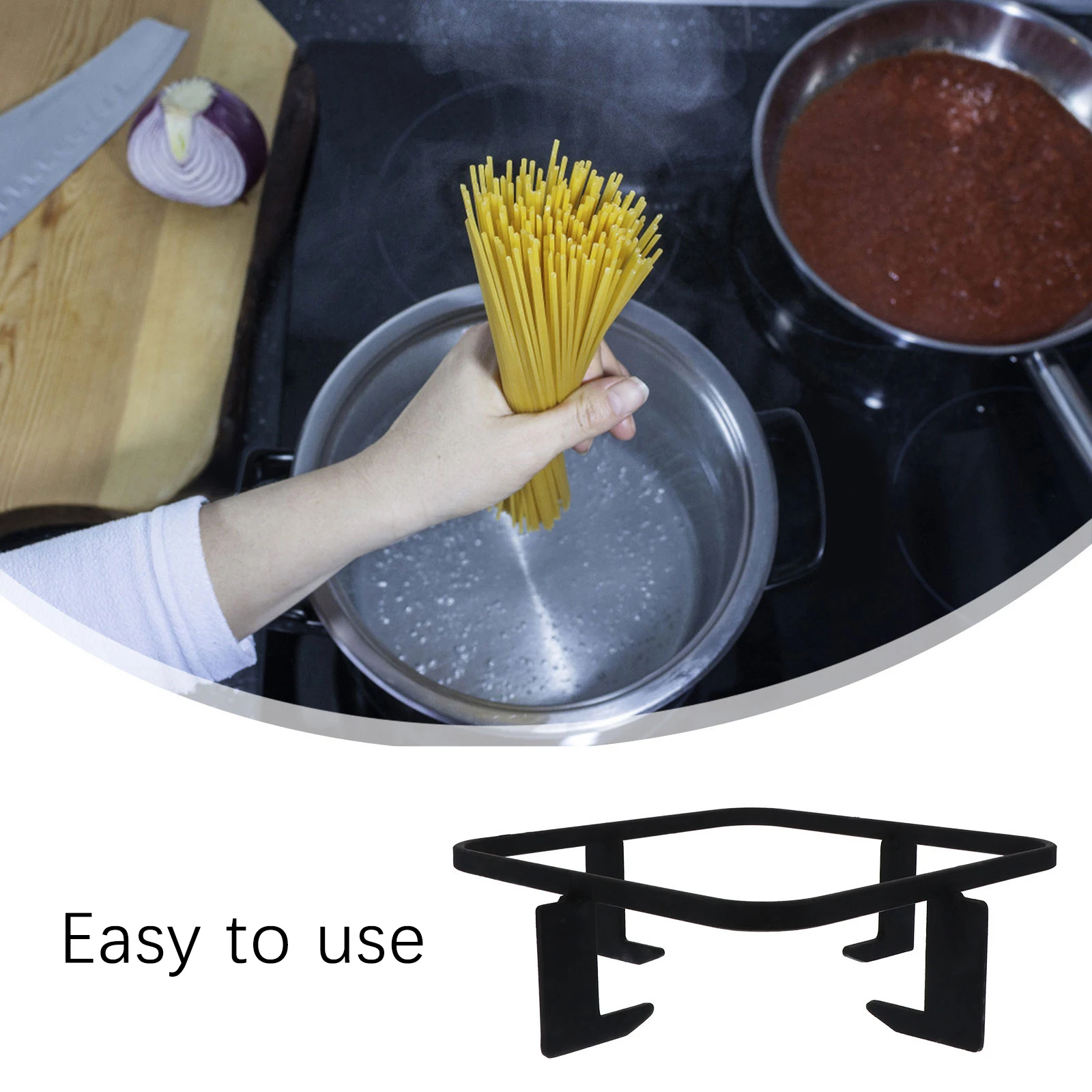 

19.8cm Gas Stove Base Rack Cooktop Pan Holder Stand Support Bracket Pot Holders Wok Pan Support Stove Rack Anti Slip High