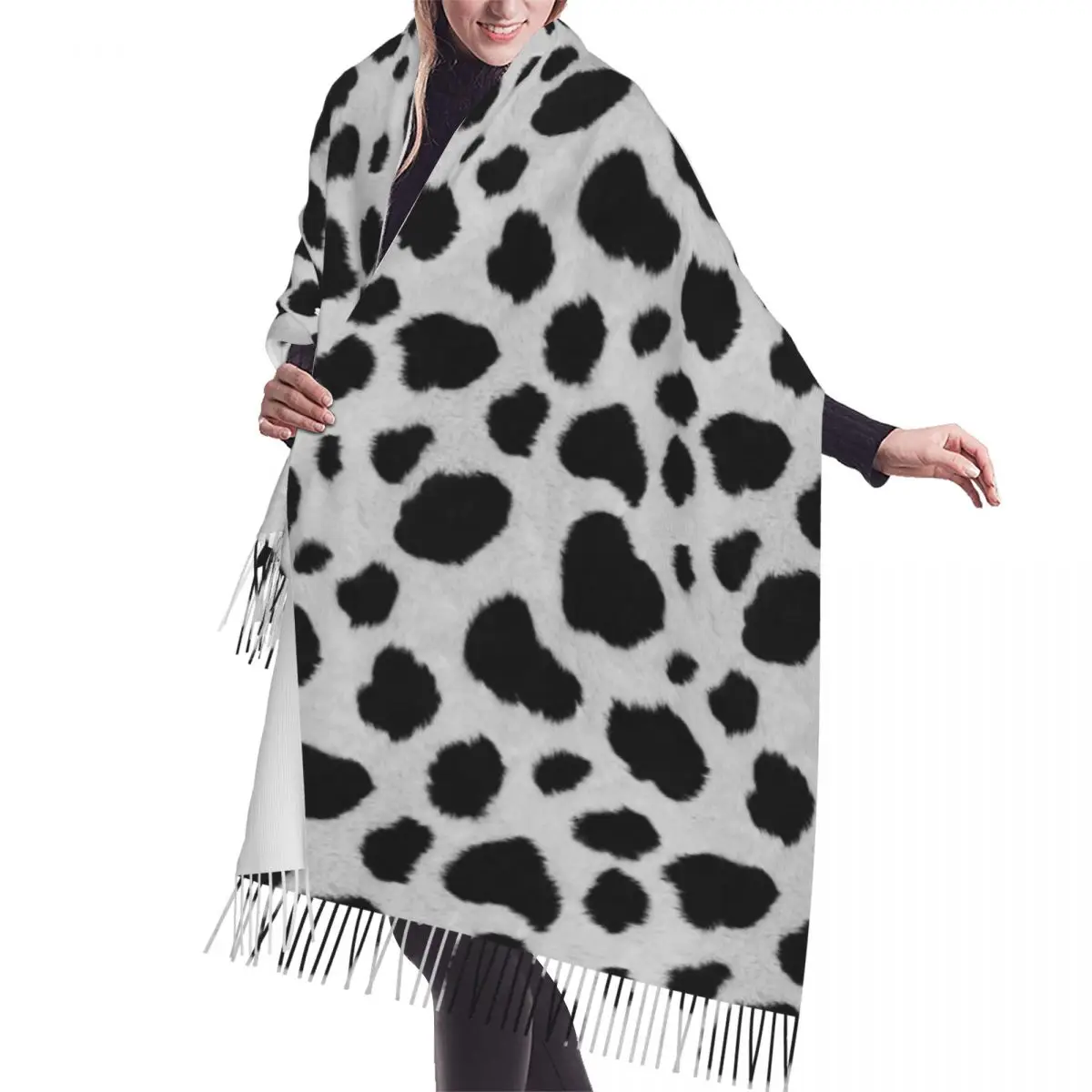 

COW Women Sacrf Brand Cashmere Winter Scarf Scarves Animal Designer Spring Blanket Scarves Ladies Dropshipping