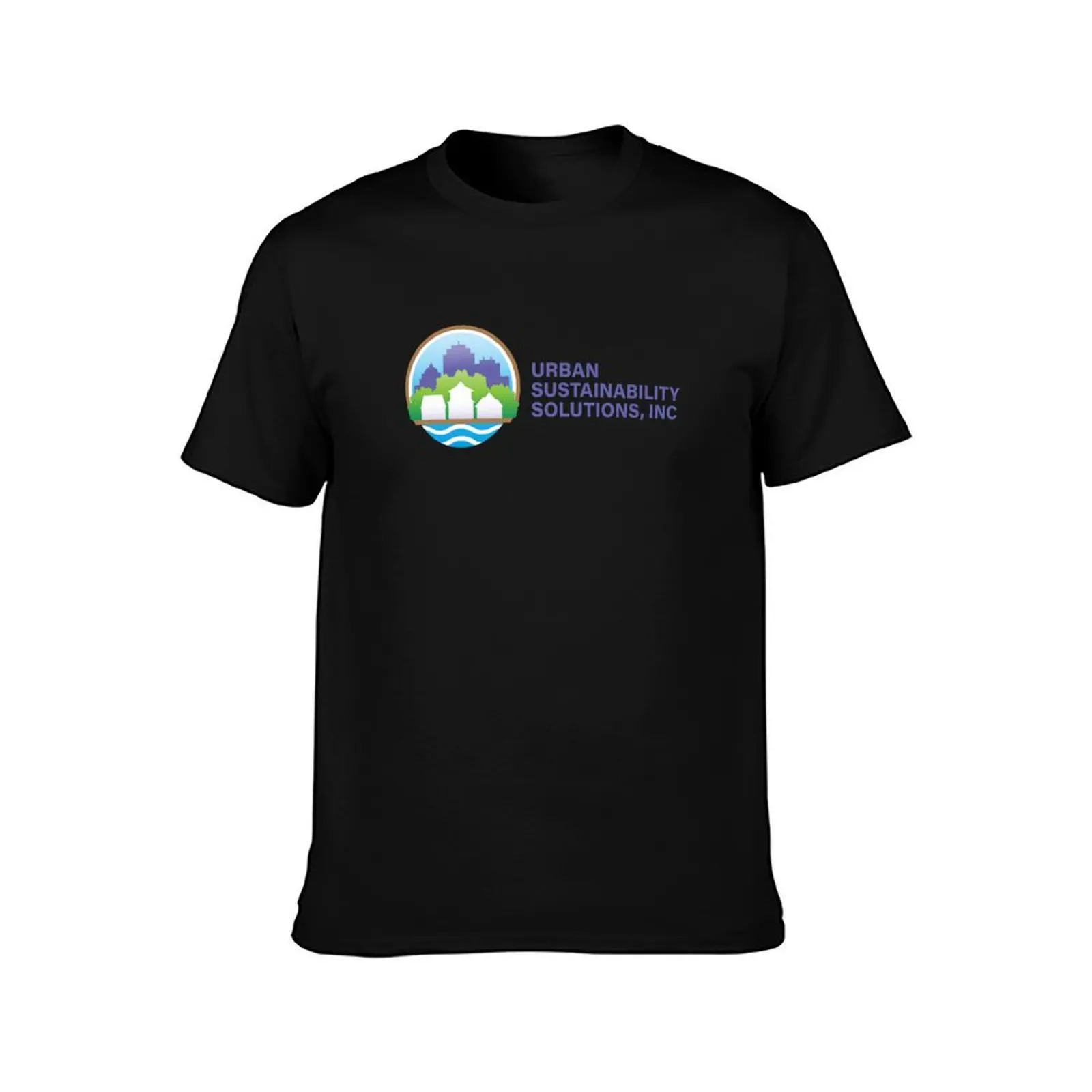 Urban Sustainability Solutions T-Shirt Urban Style Casual Short Sleeve Top T-Shirt