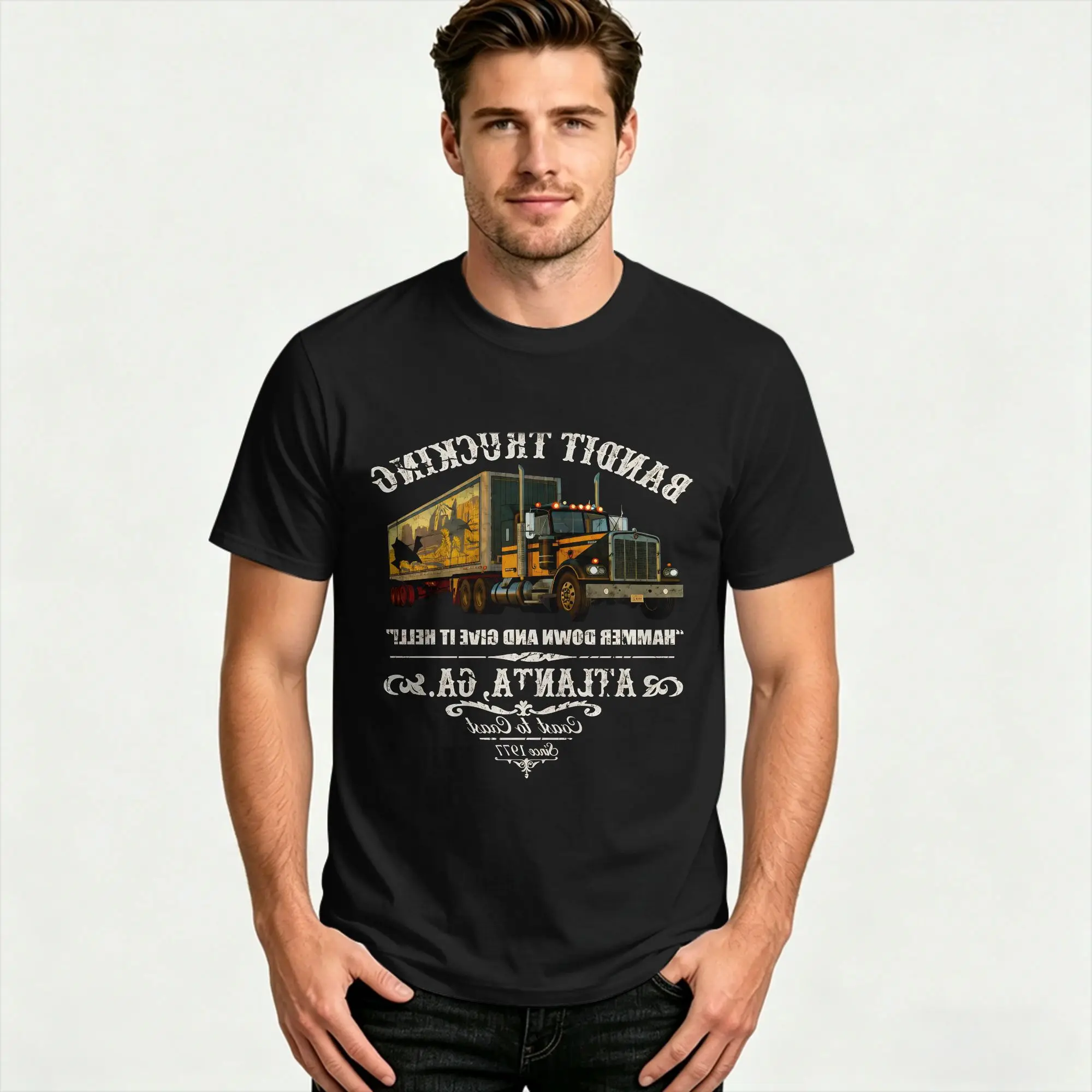 Men Women's T Shirt Smokey and The Bandit  T Shirts Fashion  Summer Tees Y2K Retro Cotton Tops Birthday Present