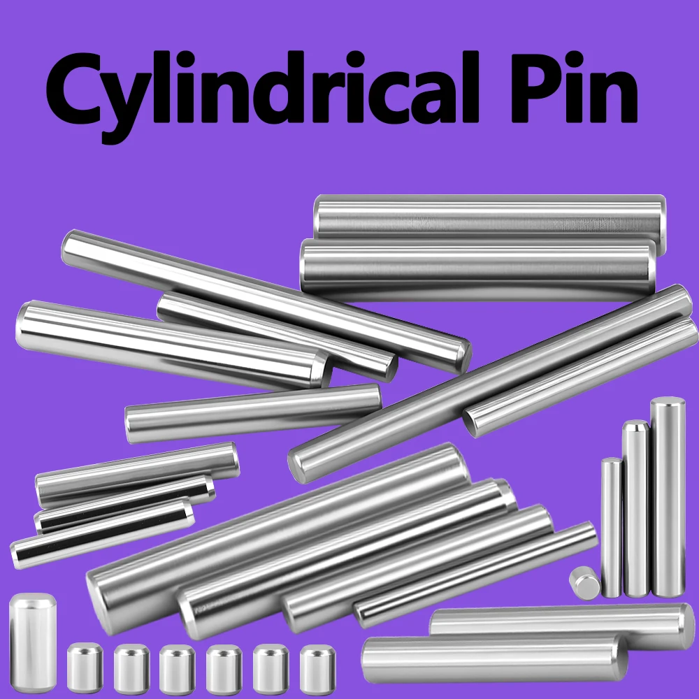 M1 M2 M2.5 M3 M4 M5 M6 M8 M10 304 Stainless Steel Cylindrical Locating Dowel Pin Fixed Shaft Pins Round Solid Rod GB119 1~50pcs