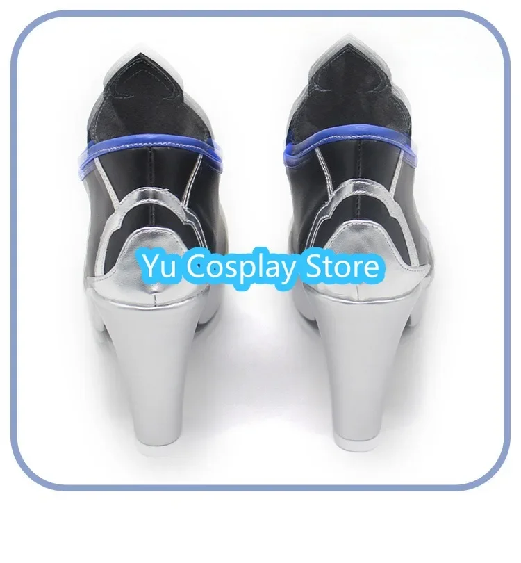 Gioco Honkai Star Rail Jingliu Scarpe Cosplay Tacco alto Scarpe in pelle PU Stivali di carnevale di Halloween Cosplay Prop su misura